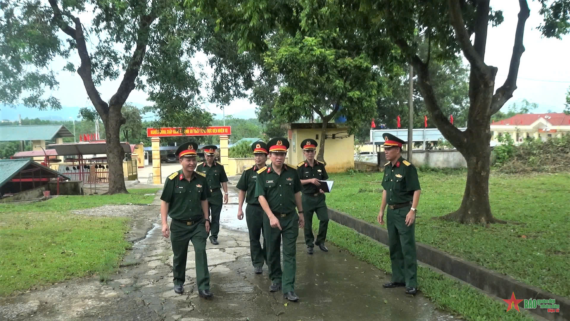 Tổng cục Kỹ thuật kiểm tra công tác bảo đảm an toàn sau bão số 3 của Kho Y